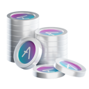 پیش‌نمایش فایل aave-coin-stacks-8365933 از پک پشته سکه‌های رمزارزی، جلد ۱
