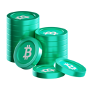 پیش‌نمایش فایل bch-coin-stacks-8365902 از پک پشته سکه‌های رمزارزی، جلد ۱