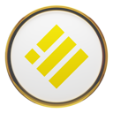 پیش‌نمایش فایل binance-usd-8634785 از پک سکه شیشه‌ای رمزارز، جلد ۱