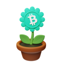 پیش‌نمایش فایل bch-crypto-plant-pot-9187835 از پک گلدان گیاه رمزارزی، جلد ۱