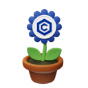 پیش‌نمایش فایل cro-crypto-plant-pot-9187860 از پک گلدان گیاه رمزارزی، جلد ۱