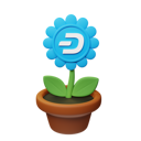 پیش‌نمایش فایل dash-crypto-plant-pot-9187866 از پک گلدان گیاه رمزارزی، جلد ۱