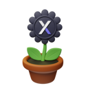 پیش‌نمایش فایل dydx-crypto-plant-pot-9187868 از پک گلدان گیاه رمزارزی، جلد ۱