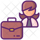پیش‌نمایش فایل employee-female-4636768 از پک آموزش کسب و کار