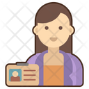 پیش‌نمایش فایل employee-female-4670808 از پک آموزش کسب و کار