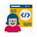 پیش‌نمایش فایل developer-female-4737647 از پک کد ممنوع