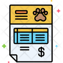 پیش‌نمایش فایل invoice-5364026 از پک مراقبت حیوان خانگی