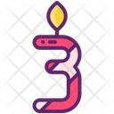 پیش‌نمایش فایل one-number-candle-5372353 از پک تولد