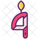 پیش‌نمایش فایل one-number-candle-5372354 از پک تولد