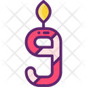 پیش‌نمایش فایل one-number-candle-5372359 از پک تولد