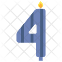 پیش‌نمایش فایل four-number-candle-5372553 از پک تولد