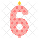 پیش‌نمایش فایل six-number-candle-5372555 از پک تولد