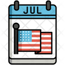 پیش‌نمایش فایل july-5373345 از پک تقویم زمان و تاریخ