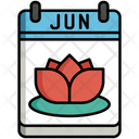 پیش‌نمایش فایل june-5373346 از پک تقویم زمان و تاریخ