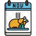 پیش‌نمایش فایل november-5373357 از پک تقویم زمان و تاریخ