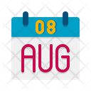 پیش‌نمایش فایل august-5373391 از پک تقویم زمان و تاریخ