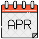 پیش‌نمایش فایل april-5387231 از پک تقویم زمان و تاریخ
