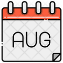 پیش‌نمایش فایل august-5387232 از پک تقویم زمان و تاریخ
