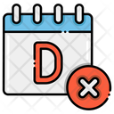 پیش‌نمایش فایل cancel-date-5387237 از پک تقویم زمان و تاریخ