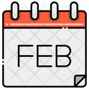 پیش‌نمایش فایل february-5387254 از پک تقویم زمان و تاریخ