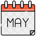 پیش‌نمایش فایل may-5387265 از پک تقویم زمان و تاریخ