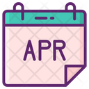 پیش‌نمایش فایل april-5387306 از پک تقویم زمان و تاریخ