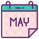 پیش‌نمایش فایل may-5387340 از پک تقویم زمان و تاریخ