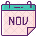 پیش‌نمایش فایل november-5387349 از پک تقویم زمان و تاریخ