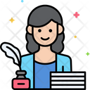 پیش‌نمایش فایل writer-female-5385429 از پک خلاقیت
