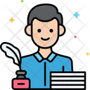 پیش‌نمایش فایل writer-male-5385430 از پک خلاقیت