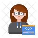 پیش‌نمایش فایل dev-developer-female-5381941 از پک ان‌اف‌تی (توکن غیرمثلی)