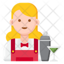 پیش‌نمایش فایل bartender-female-5708454 از پک بار و کوکتل‌ها