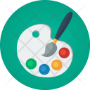 پیش‌نمایش فایل color-palette-brush-paint-drawing از پک طراحی و خلاقیت