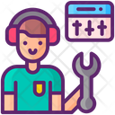پیش‌نمایش فایل male-audio-engineer-7950311 از پک پادکست‌سازی