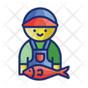 پیش‌نمایش فایل fishmonger-male-8052027 از پک غذاهای دریایی
