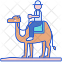 پیش‌نمایش فایل camel-riding-8052187 از پک بیابان