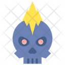 پیش‌نمایش فایل mohawk-skull-8100726 از پک سایبرپانک