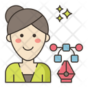 پیش‌نمایش فایل graphic-designer-female-11020190 از پک پادکست‌سازی