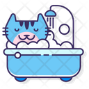 پیش‌نمایش فایل cat-bath-2100813 از پک آراستگی حیوان خانگی