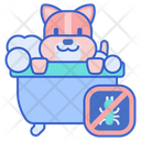 پیش‌نمایش فایل flea-bath-2157534 از پک آراستگی حیوان خانگی