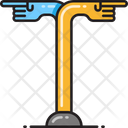 پیش‌نمایش فایل road-split-2710660 از پک مسیریابی نقشه