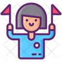 پیش‌نمایش فایل female-baseball-fan-3901520 از پک بیسبال