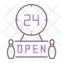 پیش‌نمایش فایل open-hours-3900413 از پک سالن بولینگ و بازی‌های آرکید