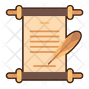 پیش‌نمایش فایل scroll-and-feather-4071319 از پک تاریخ