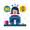 پیش‌نمایش فایل freelancer-female-4232266 از پک کسب‌وکار مبتنی خانه