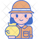 پیش‌نمایش فایل archaeologist-female-4361901 از پک ماقبل تاریخ