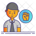 پیش‌نمایش فایل activist-male-4362136 از پک اعتراض و نافرمانی مدنی