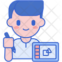 پیش‌نمایش فایل graphic-designer-4495164 از پک مردان مشاغل