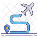 پیش‌نمایش فایل flight-route-4495072 از پک برنامه‌ریزی سفر