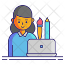 پیش‌نمایش فایل graphic-designer-4566106 از پک تنوع زنان در مشاغل